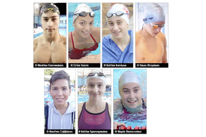 Οι κολυμβητές και κολυμβητριες από τα Δελφίνια που συμμετείχαν στην ημερίδα ορίων και προαγωνιστικών κατηγοριών της ΚΟΕ και της ΠΕΚΥΚ-Ρ