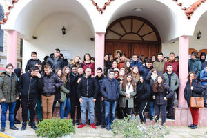 Από την επίσκεψη στον ρωμαιοκαθολικό Ναό του Αγίου Ιωάννη