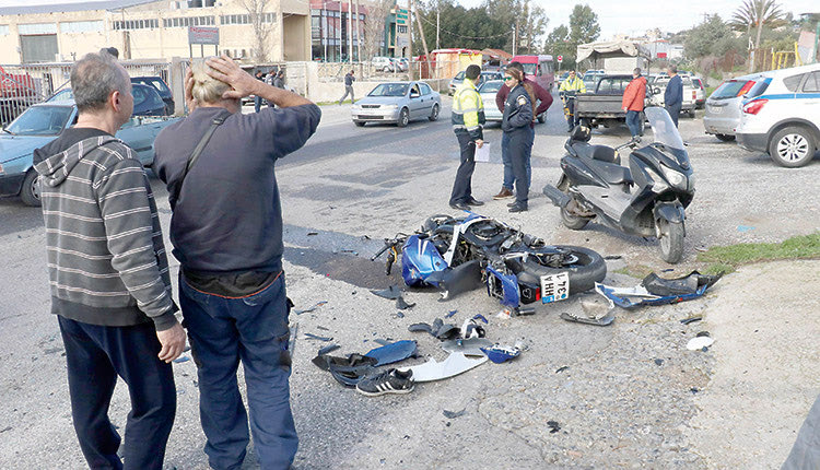 Σοκ προκαλεί η θέα της διαλυμένης μηχανής του 22χρονου