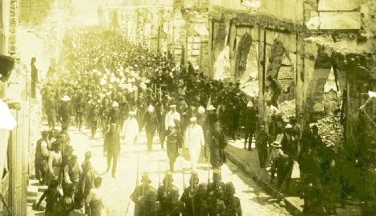 Ο πρίγκιπας Γεώργιος στην πρώτη επίσκεψή του στο Ηράκλειο τον Μάρτιο του 1899