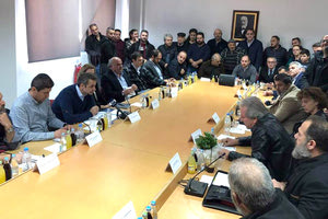 Ολα τα καυτά ζητήματα του πρωτογενούς τομέα τέθηκαν επί τάπητος στη σύσκεψη που πραγματοποιήθηκε στο Τυμπάκι