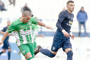 Ο Τσάτσος στο χθεσινό ματς του Γιούχτα στη Νεάπολη