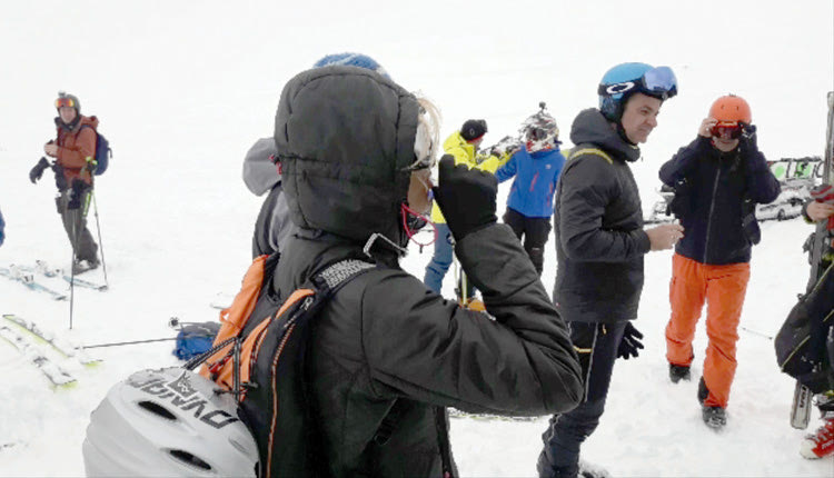 Και δεινός σκιέρ αποδεικνύεται ο πρόεδρος της Νέας Δημοκρατίας κ. Κυριάκος Μητσοτάκης