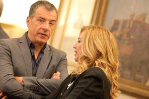 Σταύρος Θεοδωράκης - Φώφη Γεννηματά