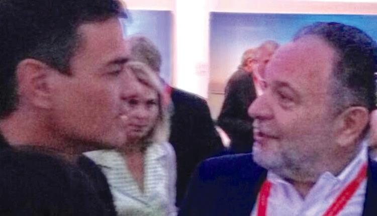 ο Γιάννης Κουράκης και ο Πέδρο Σάντσεθ