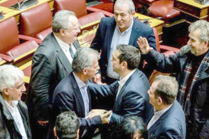 ψήφιση της Συμφωνίας των Πρεσπών ολοκληρώνεται σήμερα μια μακρά περίοδος αψιμαχιών και υψηλών τόνων στη Βουλή