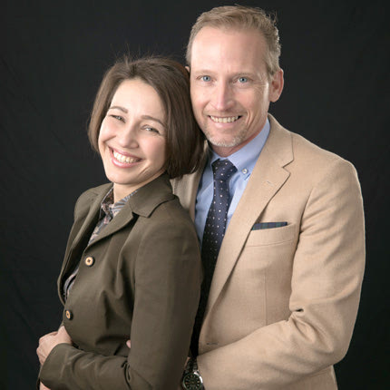 Η Λουκία Λιλή με τον σύζυγο και προπονητή της, David Williams