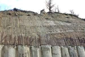 κατάρρευση τμήματος του πρανούς στον παρακαμπτήριο δρόμο Αγίας Βαρβάρας – Πανασού στο δρόμος της Μεσσαράς