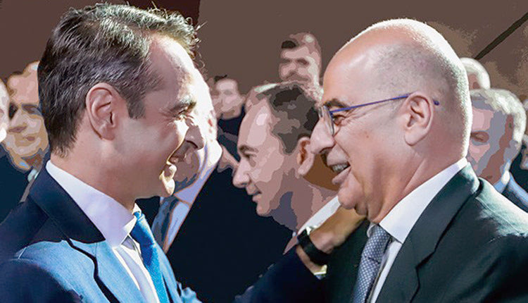 ο Νίκος Δένδιας με τον Κυριάκο Μητσοτάκη 