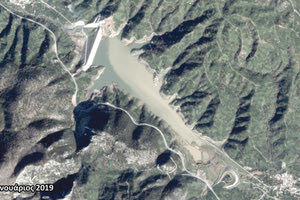 Το φράγμα Αποσελέμη που έχει γεμίσει από τον δορυφόρο