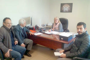 η Ηράκλεια Πρωτοβουλία για το ι το ιστορικό κτήριο του πρώην Λυκείου «ο Κοραής» με την αντιδήμαρχο κ. Στέλλα Αρχοντάκη – Καλογεράκη