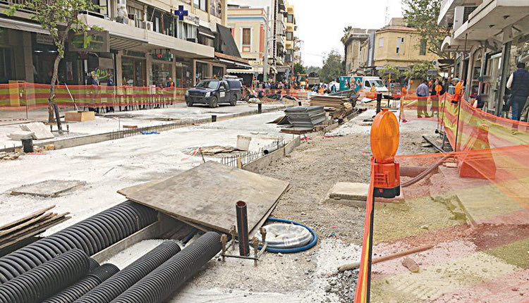 τα έργα στη Δικαιοσύνης
