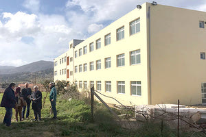 Τις εργασίες επιθεώρησε χθες ο δήμαρχος Μαλεβιζίου