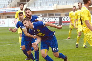 Εργοτέλης-Αναγέννηση Καρδ. : Ο Κάιπερς έχει σκοράρει και πανηγυρίζει με τους Σταματάκο και Μπουρσέλη