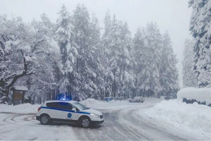 Χιόνια και στα ορεινά της Κρήτης