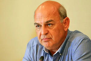 Ο πρόεδρος της ΕΠΟ Βαγγέλης Γραμμένος