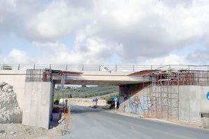 εργασίες στον κόμβο των Κουνάβων