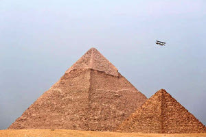 Πέτρα από τη Μεγάλη Πυραμίδα στο Μουσείο του Εδιμβούργου