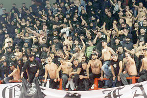 οπαδοί του ΠΑΟΚ την Τούμπα