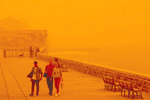 κύμα σκόνης από την Αφρική