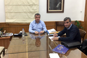 Με τον περιφερειάρχη συναντήθηκε ο δήμαρχος Αμαρίου