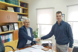 Συνάντηση με τον δήμαρχο Μαλεβιζίου Κώστα Μαμουλάκη πραγματοποίησε ο υποψήφιος περιφερειάρχης Κρήτης Αλέξανδρος Μαρκογιαννάκης.