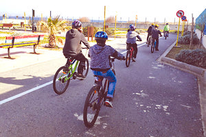 Μαθητές της Α΄ τάξης του 12ου Γυμνασίου Ηρακλείου βρέθηκαν στο Πάρκο Κυκλοφοριακής Αγωγής