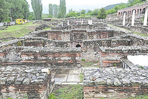 Άποψη της αρχαίας πόλης Ηράκλειας Λυγκηστίδος στη σημερινή πόλη Μοναστήρι (Βίτολα) της Βόρειας Μακεδονίας