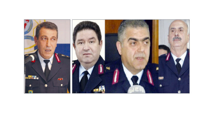 Ο Σήφης Κανακουσάκης και οι Μ. Καραμαλάκης, Α. Δασκαλάκης και Κ. Λα-γουδάκης που συνεχίζουν μετά τις κρίσεις στην ΕΛ.ΑΣ.