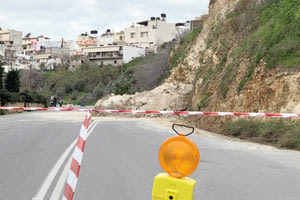 Η κατολίσθηση στον Κατσαμπά