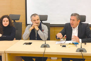 Ο επικεφαλής της «συν+ ΠΡΑΞΗΣ Δημοτών Ηρακλείου» κ. Πέτρος  Ινιωτάκης