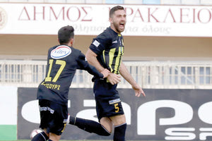 Εργοτέλης: Ο Μπάτζιος πανηγυρίζει με τον Κατσούρι