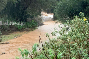Αγωνία για τον κτηνοτρόφο που παρασύρθηκε στον Αποκόρωνα