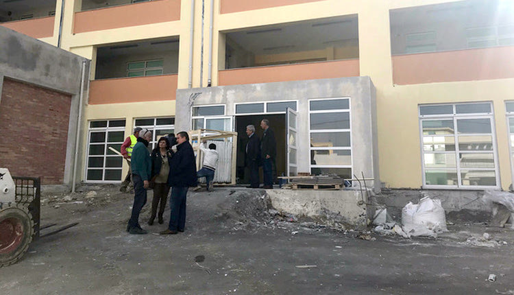 Σε εξέλιξη είναι οι εργασίες για την ανέγερση του νέου, βιοκλιματικού Δημοτικού Σχολείου Γαζίου