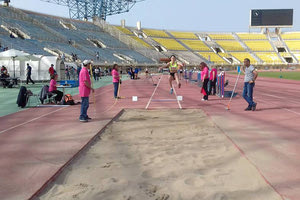 Αγώνες διασυλλογικού πρωταθλήματος για τον όμιλο των σωματείων στίβου της Κρήτης, που έγινε στο Παγκρήτιο στάδιο.