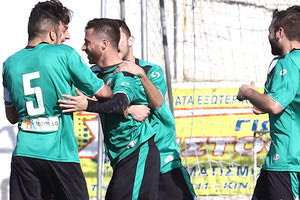 Οι παίκτες της Γόρτυνας πανηγυρίζουν