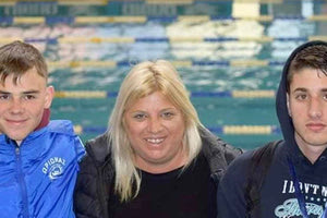 ΩΡΙΩΝΑΣ: Οι Αποστολάκης, Κουτράκης με την προπονήτριά τους κ. Μπακούση