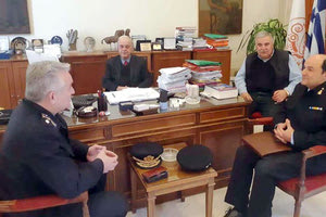 Συνάντηση Λαμπρινού με τον Λαγουδάκη