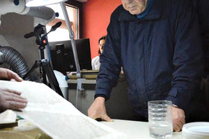 ο δήμαρχος Ηρακλείου Βασίλης Λαμπρινός στο πλαίσιο επίσκεψης που πραγματοποίησε στη Βικελαία