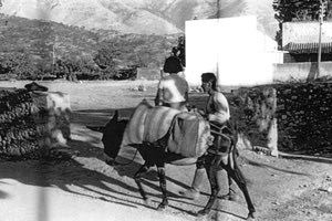 Καστέλλι Πεδιάδος 1943. Θερινός κινηματογράφος των κατοχικών στρατευμάτων.