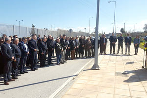 Επιμνημόσυνη δέηση για τους πεσόντες αστυνομικούς που έχασαν τη ζωή τους εν ώρα καθήκοντος τελέστηκε το Σάββατο, στο προαύλιο του Αστυνομικού Μεγάρου Ηρακλείου.