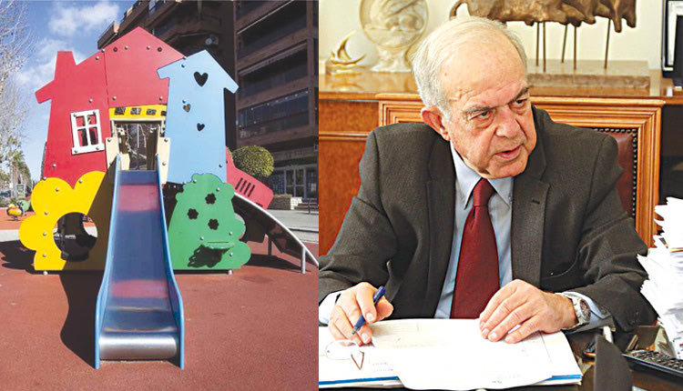 Δήμαρχος Υπογραφή Σύμβασης για Παιδικές Χαρές