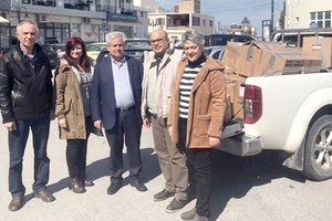 Παραδόθηκε το φαρμακευτικό υλικό στον Δήμο Μαλεβιζίου