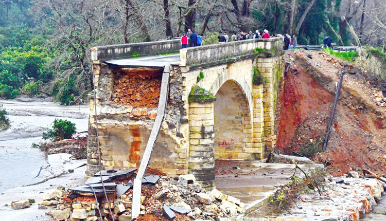 αποκατάσταση της γέφυρας του ποταμού Κερίτη