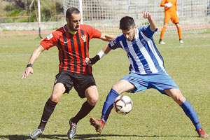 Ο Μπαρέτας σε φάση από το χθεσινό παιχνίδι