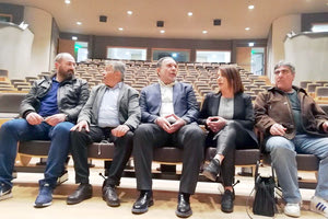 Επίσκεψη στο Πολιτιστικό Κέντρο Ηρακλείου, πραγματοποίησε ο επικεφαλής της δημοτικής κίνησης “Ηράκλειο 3.7.5.” Γ. Κουράκης