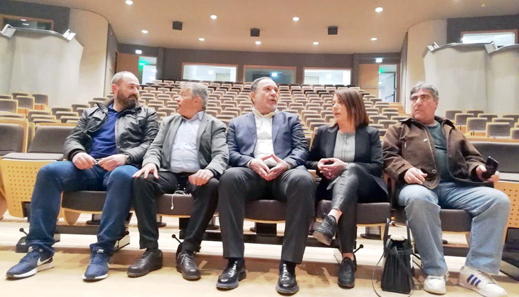 Επίσκεψη στο Πολιτιστικό Κέντρο Ηρακλείου, πραγματοποίησε ο επικεφαλής της δημοτικής κίνησης “Ηράκλειο 3.7.5.” Γ. Κουράκης