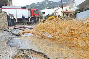 αντιπλημμυρική προστασία του Παλαιόκαστρου