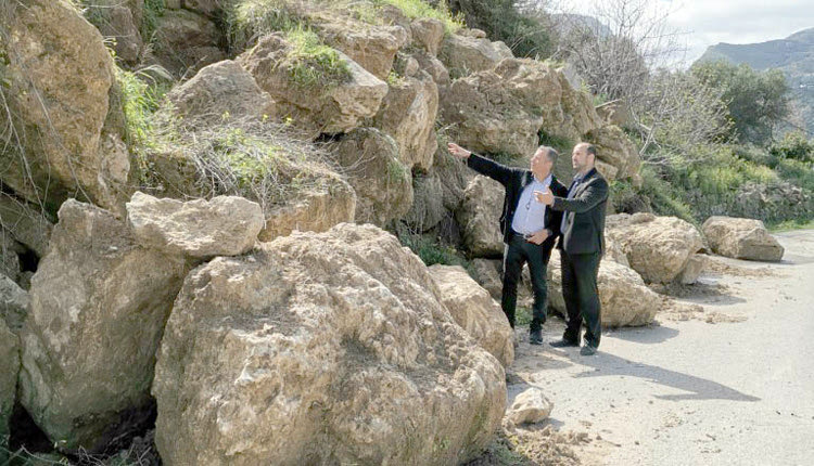 Από την αυτοψία που πραγματοποίησε ο Σταύρος Θεοδωράκη στα χωριά τα οποία επλήγησαν