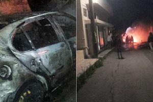 Αναστάτωση στο Αρκαλοχώρι από φωτιά σε αυτοκίνητο